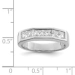 Silver Rhodium Band