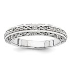 14k White Gold Anniversary Band