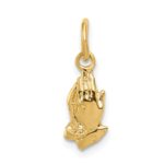 14kt Praying Hands Charm