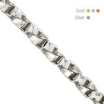 Twisted Box Chain 14kt White Gold