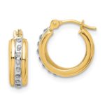 14Kt Yellow Gold Hoop Earrings