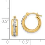 14Kt Yellow Gold Hoop Earrings