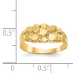 14 Kt Nugget Ring