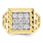 10Kt CZ Men’s Ring