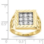 10Kt CZ Men’s Ring