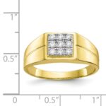 10Kt CZ Men’s Ring