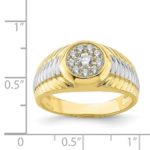 10Kt CZ Mens Ring