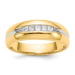 14Kt Diamond Mens Ring