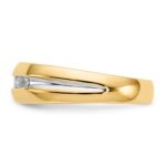 14Kt Diamond Mens Ring