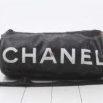 Chanel Sports Line Gym Bag Nylon Coco Mark