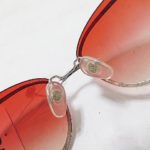 Chanel Vintage 90s Chanel 4028 Silver/Red Shades