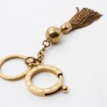 Louis Vuitton Porte Cles Ice Ball Gold Keychain