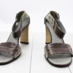 Vintage Gucci Lizard print D’orsay pumps