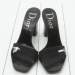 Christian Dior Paris Lock And Key Pumps