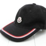 Moncler Black Wool Baseball Cap