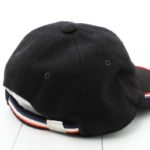 Moncler Black Wool Baseball Cap