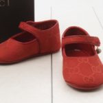 Gucci Red Baby Booties