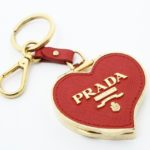 Prada Heart Locket Keychain