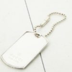 Gucci Dogtag Keychain