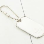 Gucci Dogtag Keychain